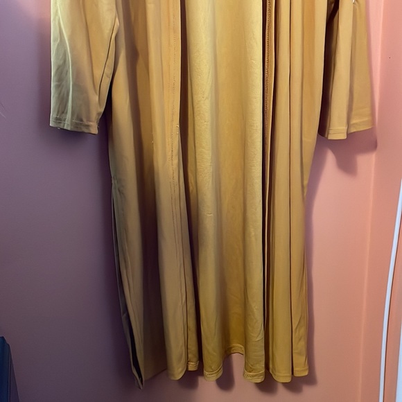 Mustard Yellow Wrap Cardigan - Picture 2 of 3